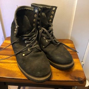 Subterranean Black Men’s Boots Size 13